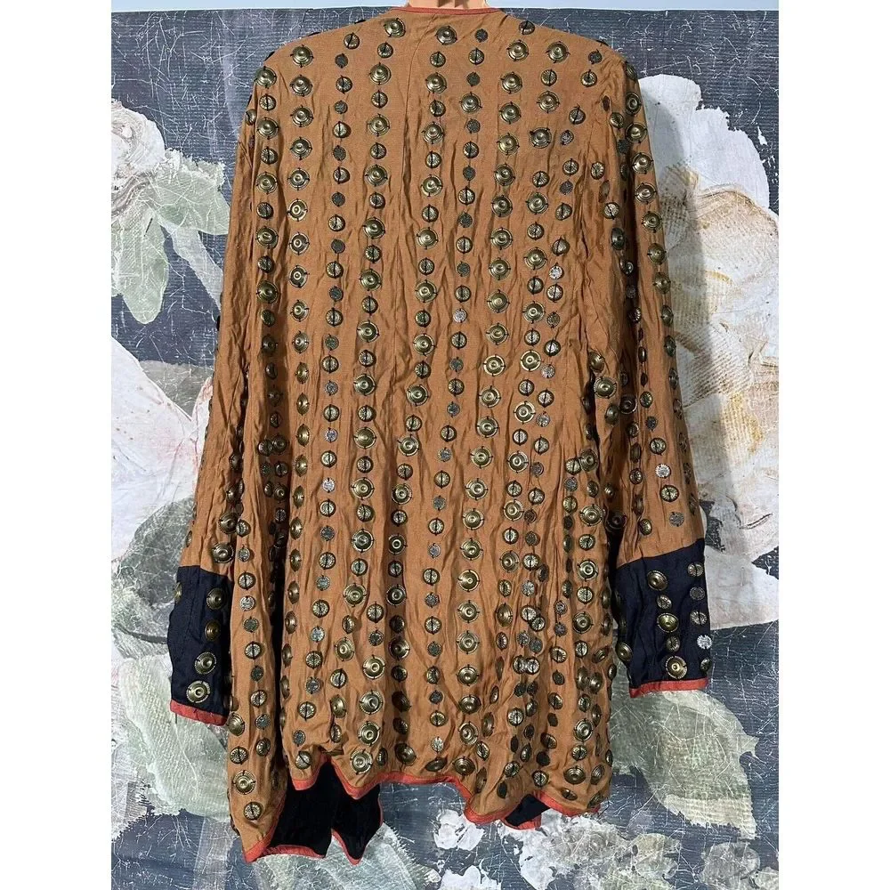 Free People  Coin Jacket Size L - Picture 4 of 5